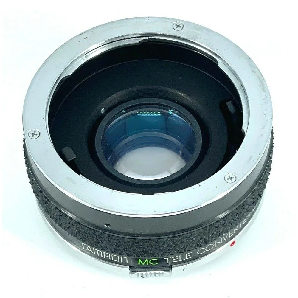 Tamron MC TELE CONVERTER 2X For OM olympus , w/CASE & CAPS. EUC